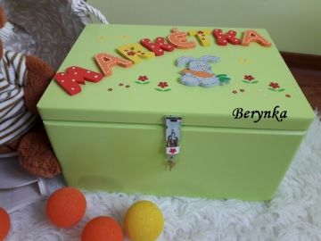 Dřevěné dekorace - s králíčky