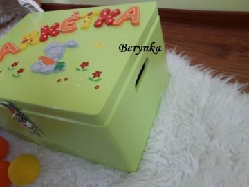 Dřevěné dekorace - s králíčky