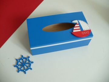 Krabička na kapesníky s lodičkou