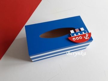 Krabička na kapesníky s lodičkou