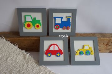 Obrázky pro kluky s různými dopravními prostředky