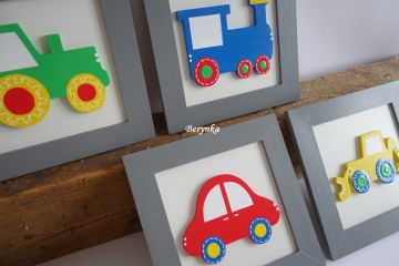 Obrázky pro kluky s různými dopravními prostředky