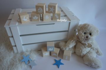 Dřevěné kostičky s obrázky