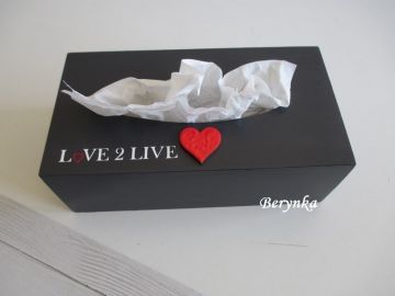 Krabička na kapesníky s firemním logem