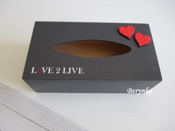 Krabička na kapesníky s firemním logem