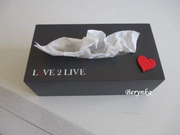 Krabička na kapesníky s firemním logem