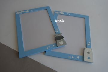 Dřevěný fotorámeček v nordic stylu