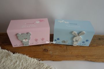 Dřevěná pokladnička