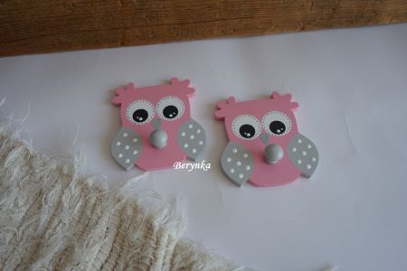 Dětský věšáček sovička