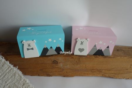 Dřevěná pokladnička