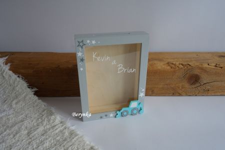 Pokladnička s bagrem