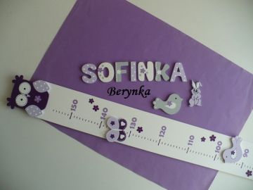 Dětský metr se sovičkou