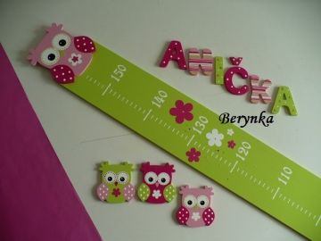 Dětský metr se sovičkou