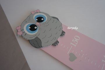 Dětský metr se sovičkou