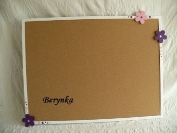 Nástěnka s kytičkou