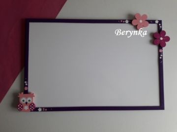 Nástěnka s kytičkou