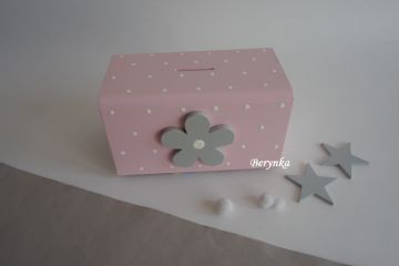 Dřevěná pokladnička pro děti