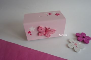 Dřevěná pokladnička pro děti