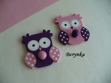 Dětský věšáček sovička