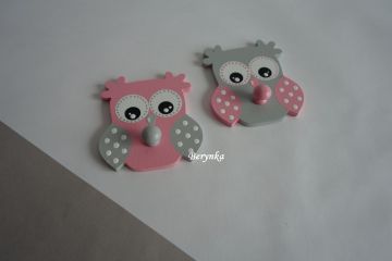 Dětský věšáček sovička