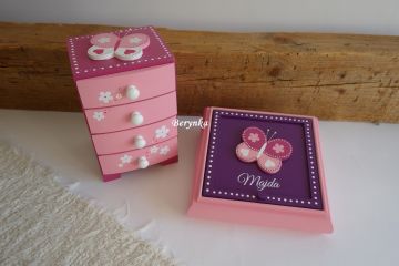 Šperkovnice se 4 šuplíčky