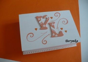 Svatební krabička s monogramem