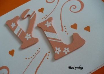 Svatební krabička s monogramem