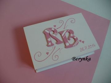Svatební krabička s monogramem