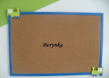 Dřevěné dekorace - modro-zelené