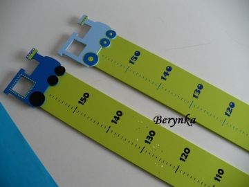 Dřevěné dekorace - modro-zelené