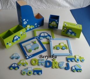 Dřevěné dekorace - kolečka