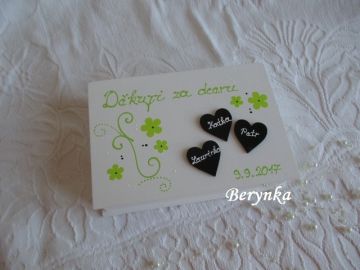 Svatební "děkovací" krabičky