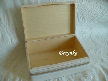 Svatební bedýnka - puntíkatá s postavičkami