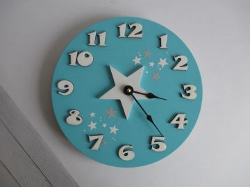 Hodiny s hvězdičkou - kulaté/čtvercové
