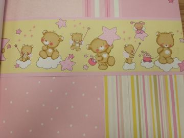 Dřevěné dekorace s medvídkem