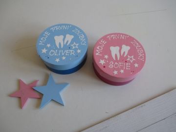 Krabička na první zoubky a vlásky