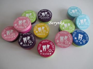 Krabička na první zoubky a vlásky