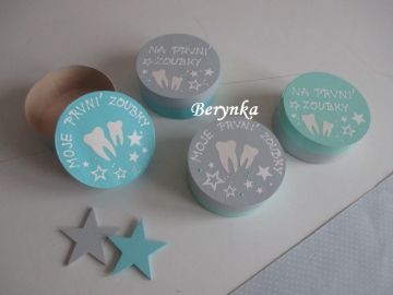 Krabička na první zoubky a vlásky