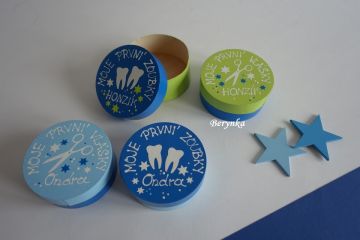 Krabička na první zoubky a vlásky