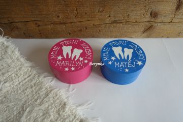 Krabička na první zoubky a vlásky