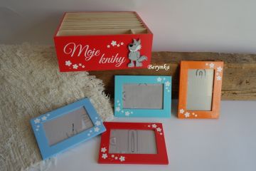 Dřevěný fotorámeček - bez vyřezané dekorace