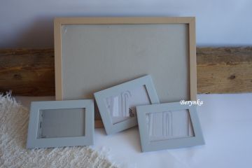 Dřevěný fotorámeček - bez vyřezané dekorace