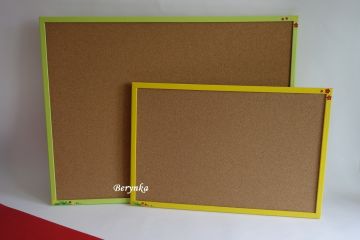 Dřevěné dekorace - zeleno-žluté se zvířátky