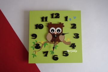 Dřevěné dekorace - zeleno-žluté se zvířátky