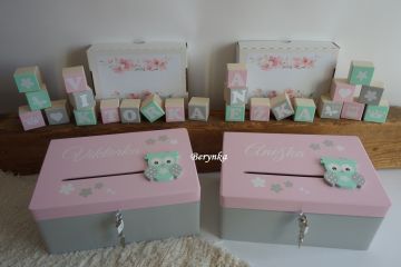 Pokladnička - bedýnka se sovičkou