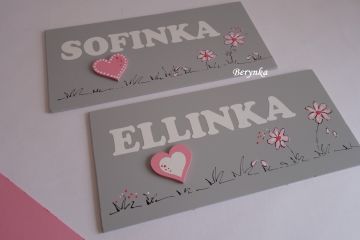 Růžovo-šedé s méďou