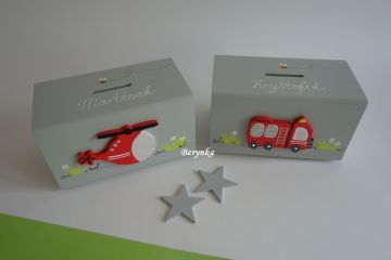 Dřevěná pokladnička