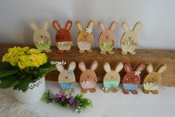 Dřevěný zajíček