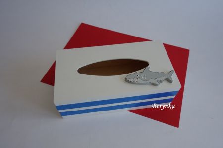 Krabička na kapesníky se žralokem