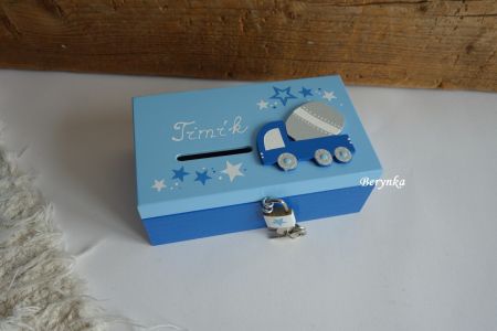 Pokladnička se zámečkem